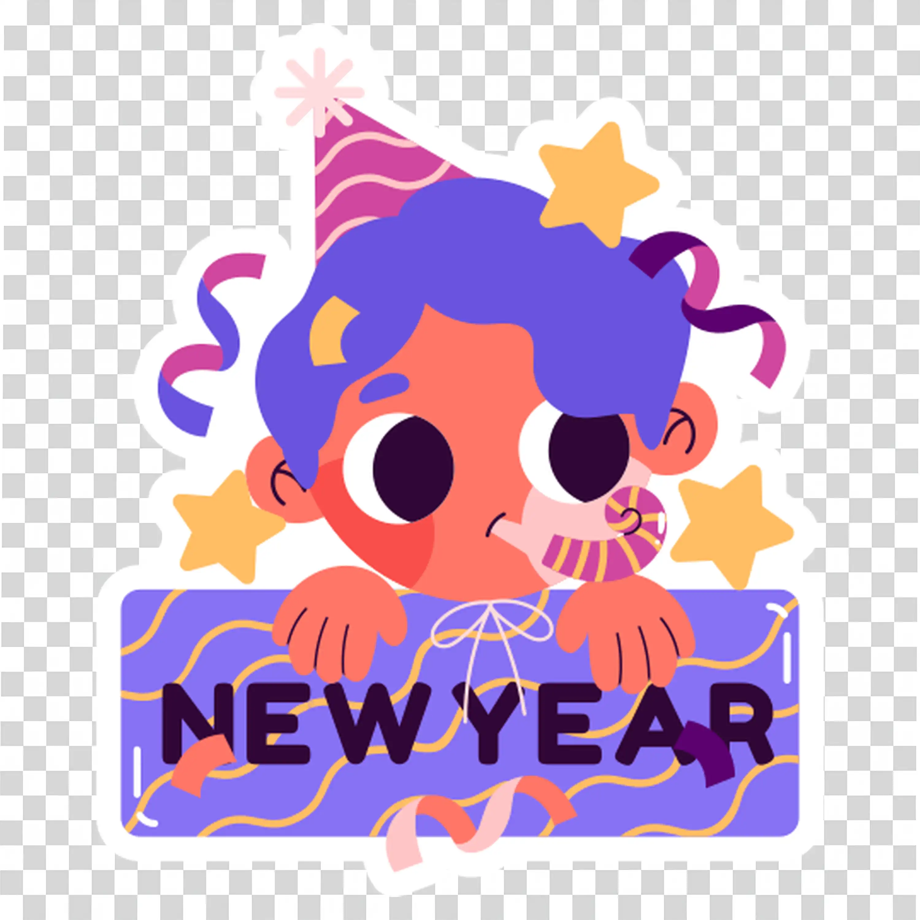 People celebrating happy new year with party free PNG
