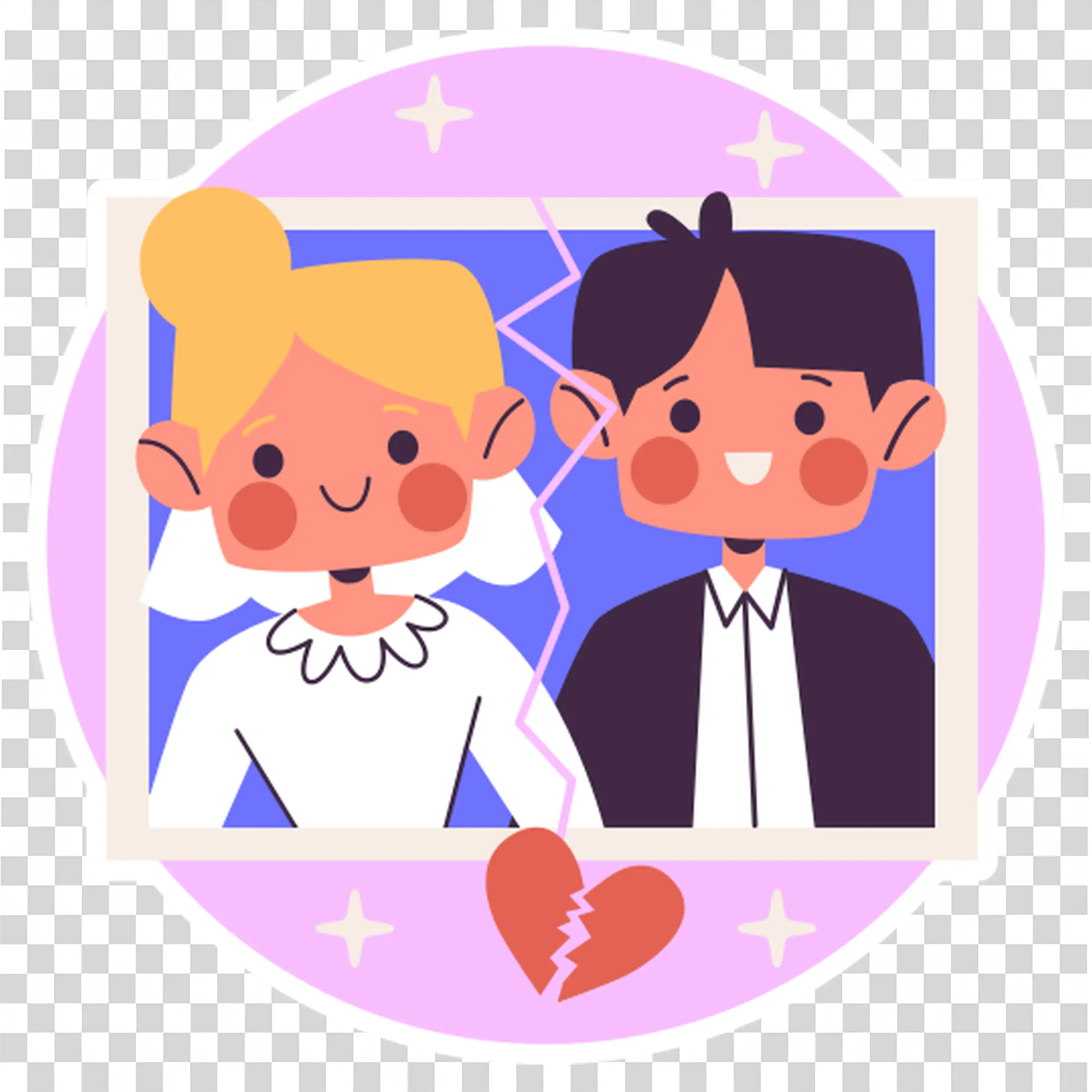 People Holding Hands with Flower Arrangement free PNG