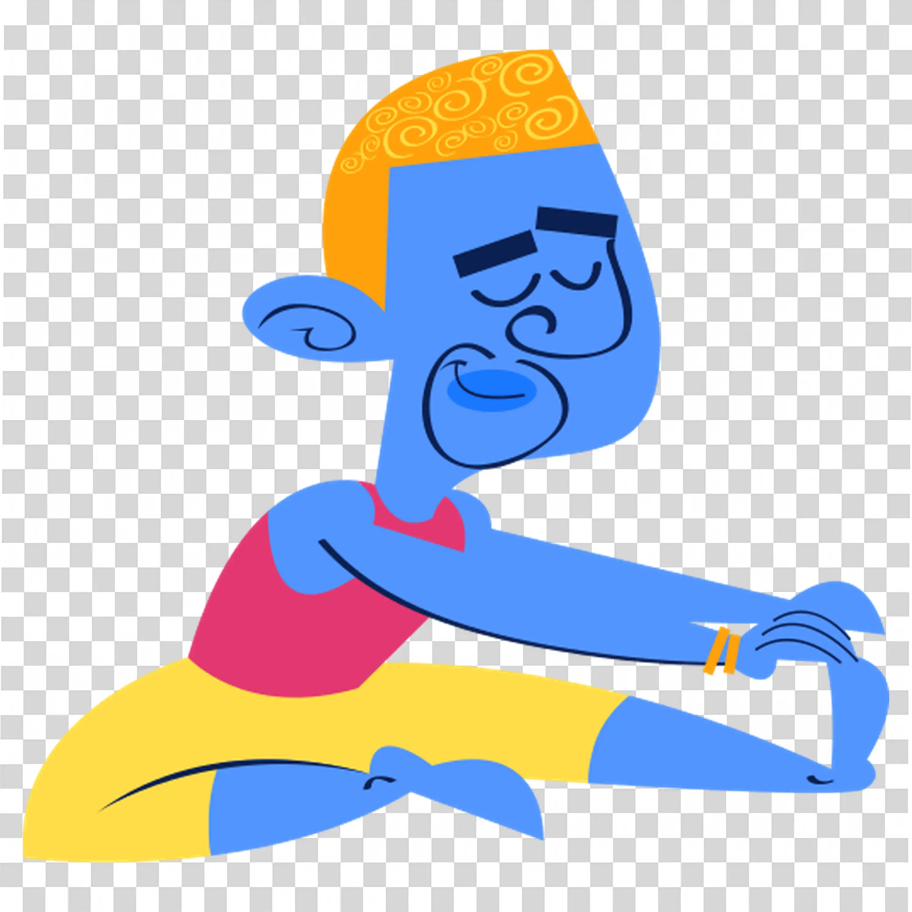 Person Doing Yoga Pose to Promote Health and Flexibility