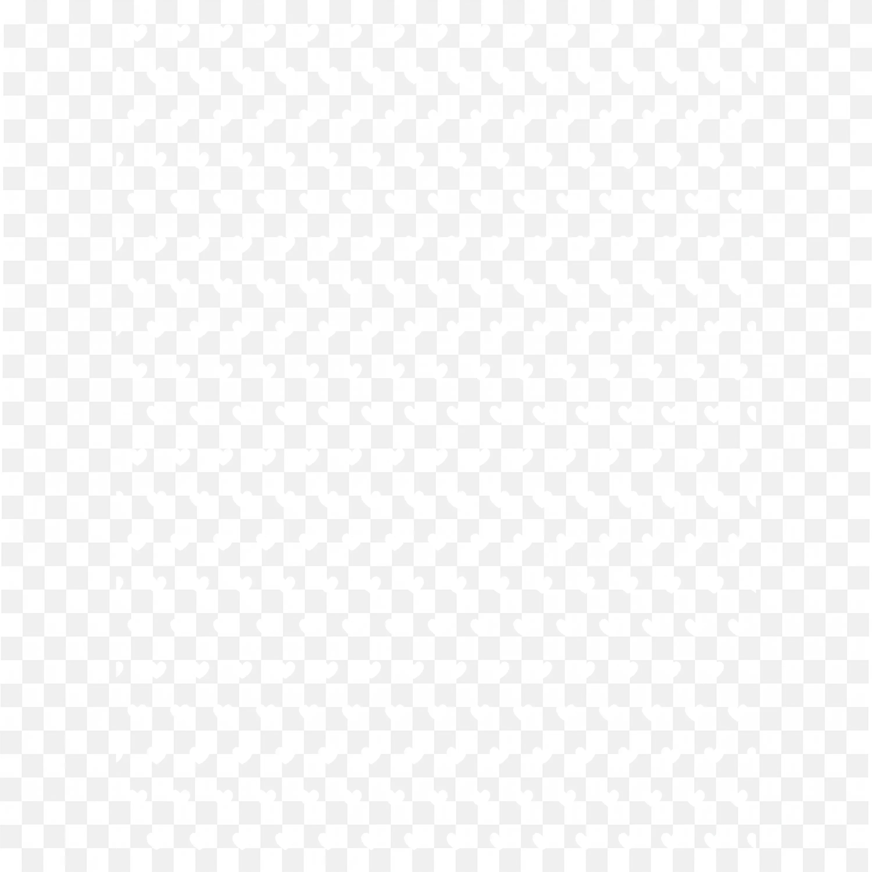 Pink Background with Small White Heart Patterns PNG Image