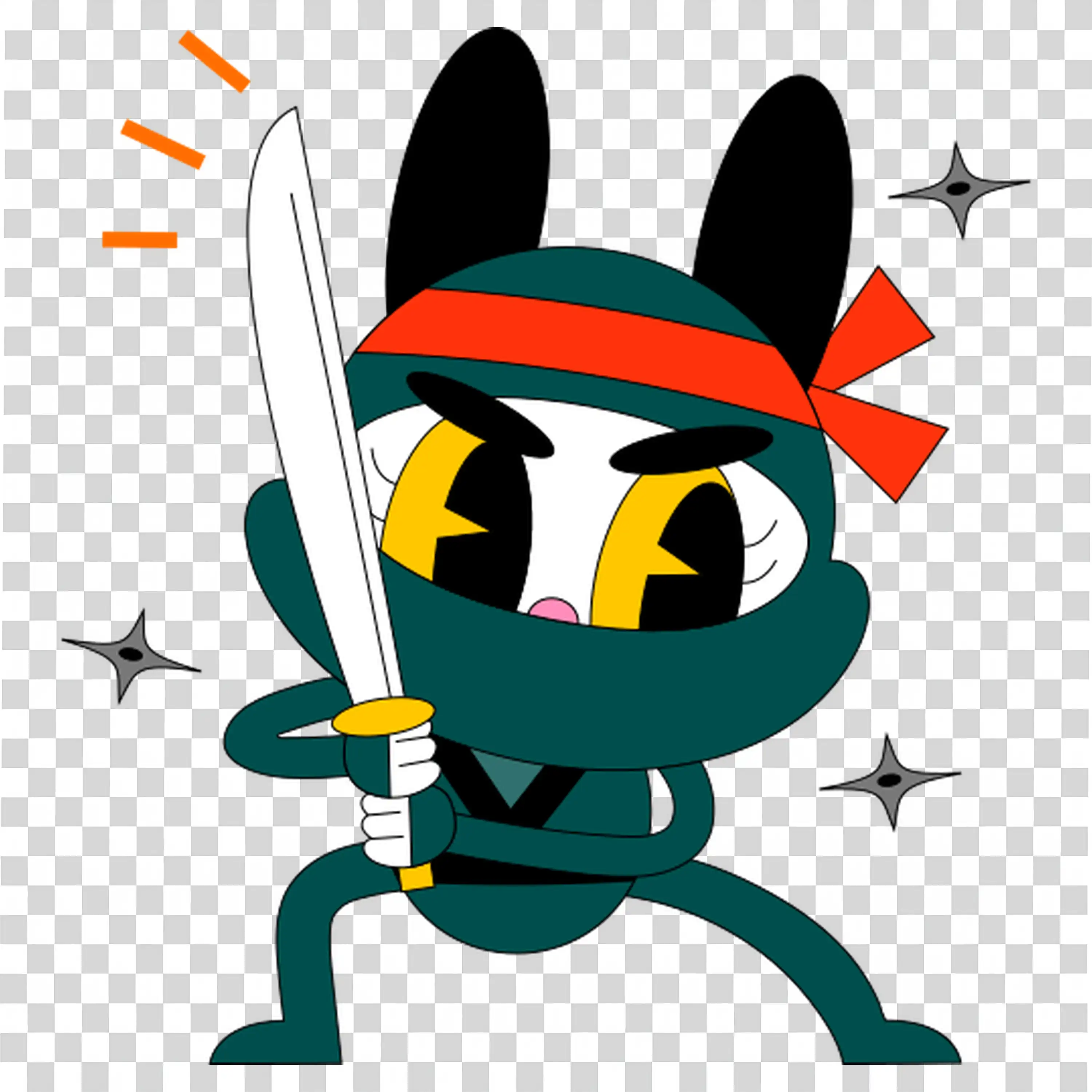Playful Character in Vibrant Outfit free PNG download