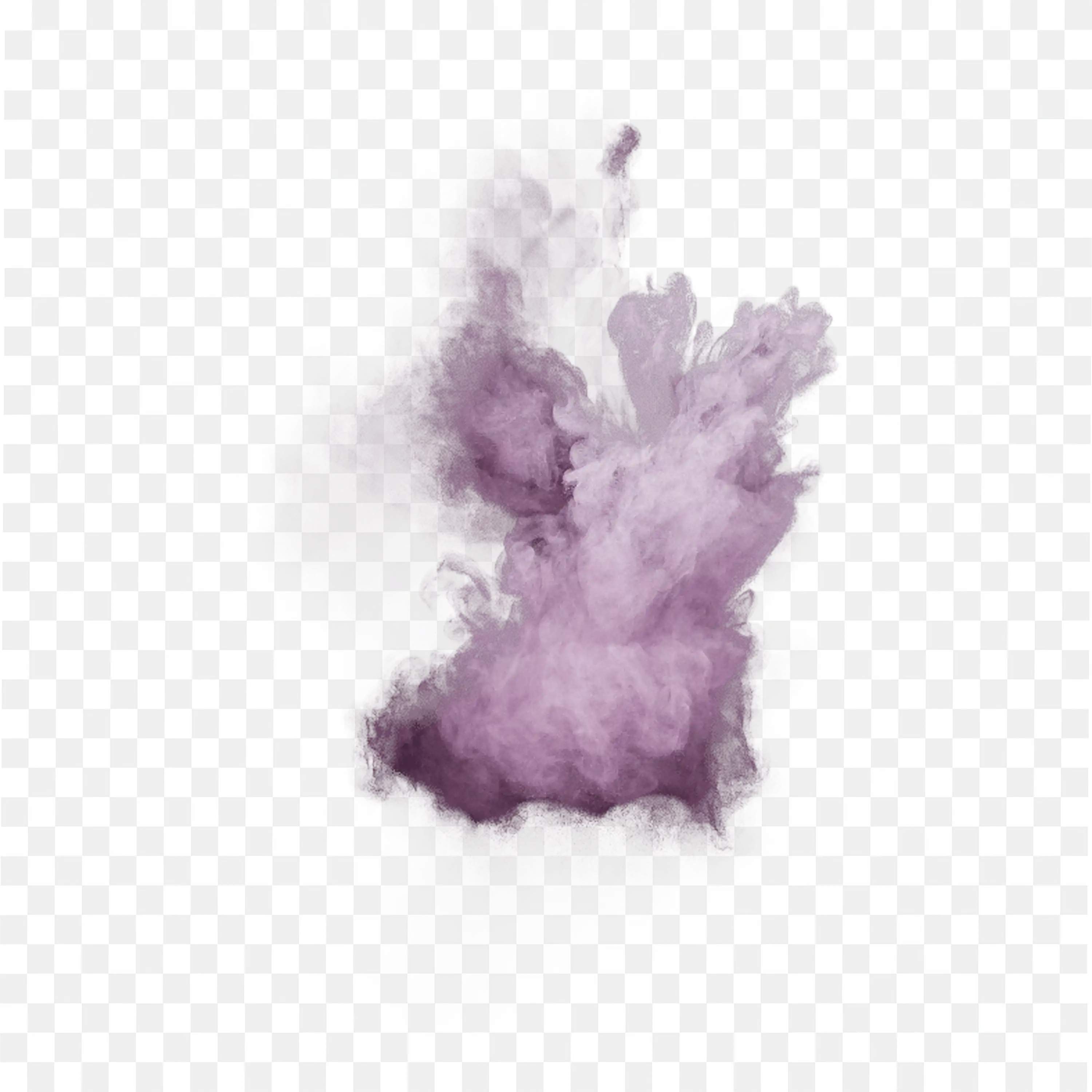 Purple Smoke Swirl in Artistic Design Free PNG Download