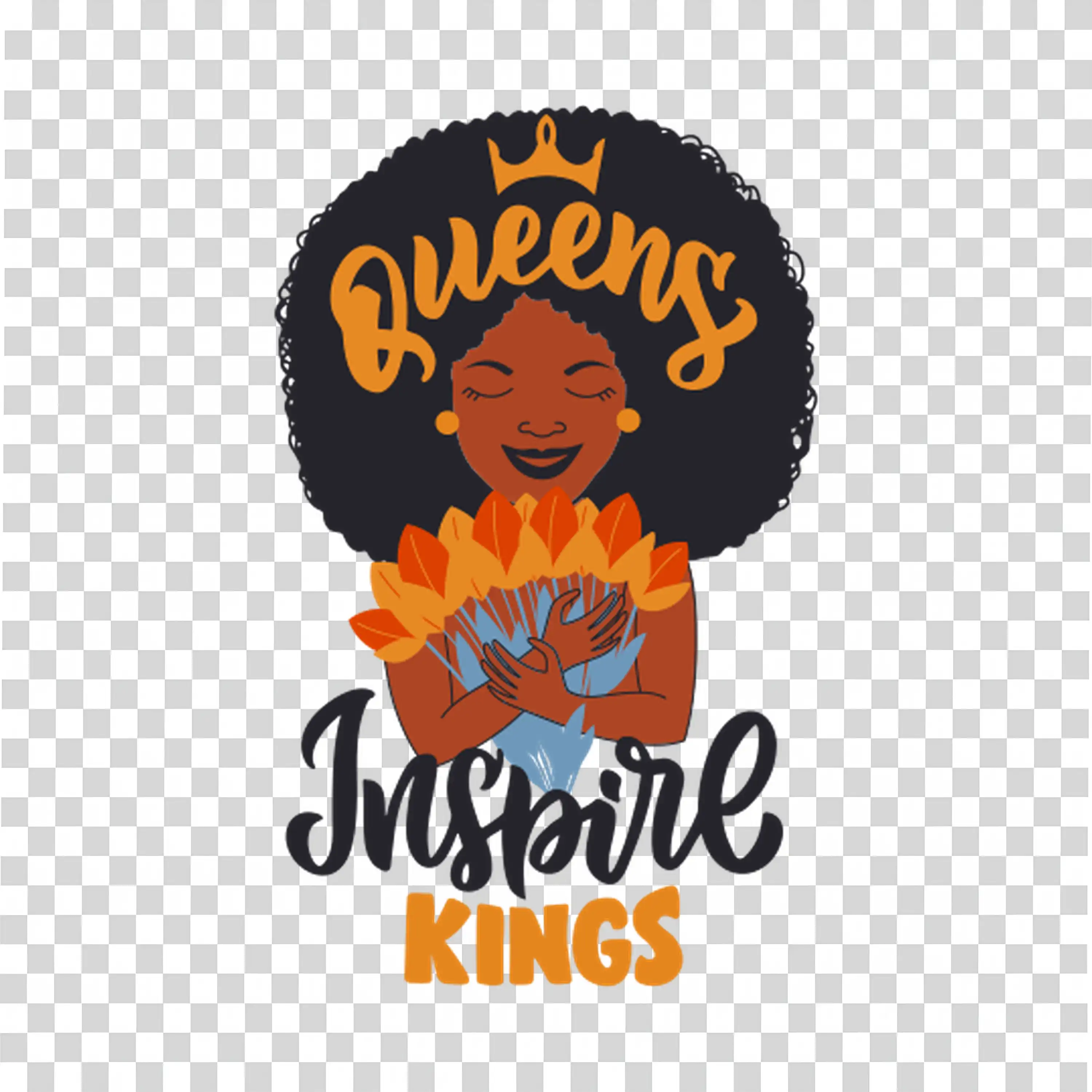 Queen Vibes Quote For Inspiring Powerful Women free PNG