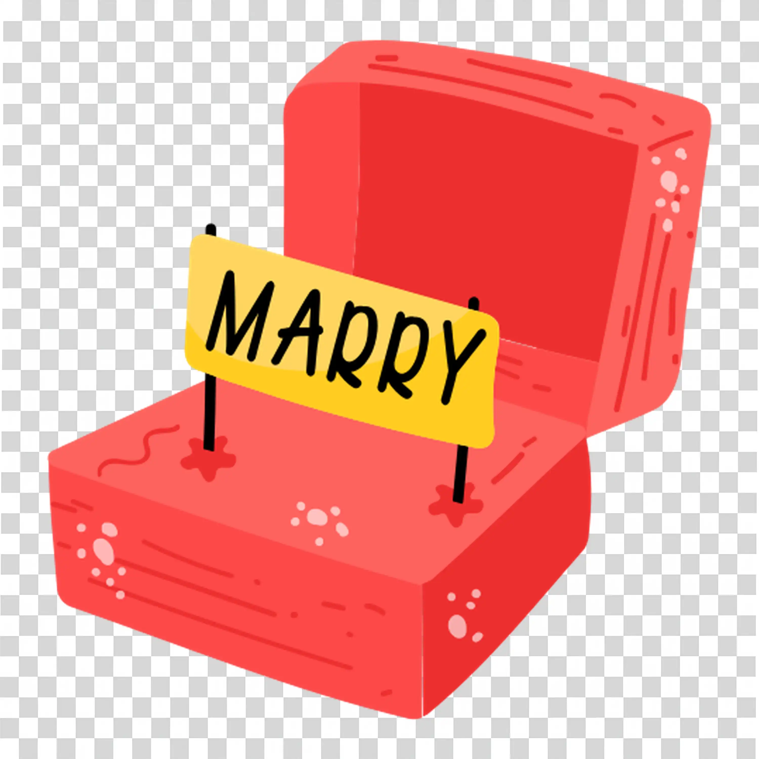 Red box with label marked as angry emotion free PNG