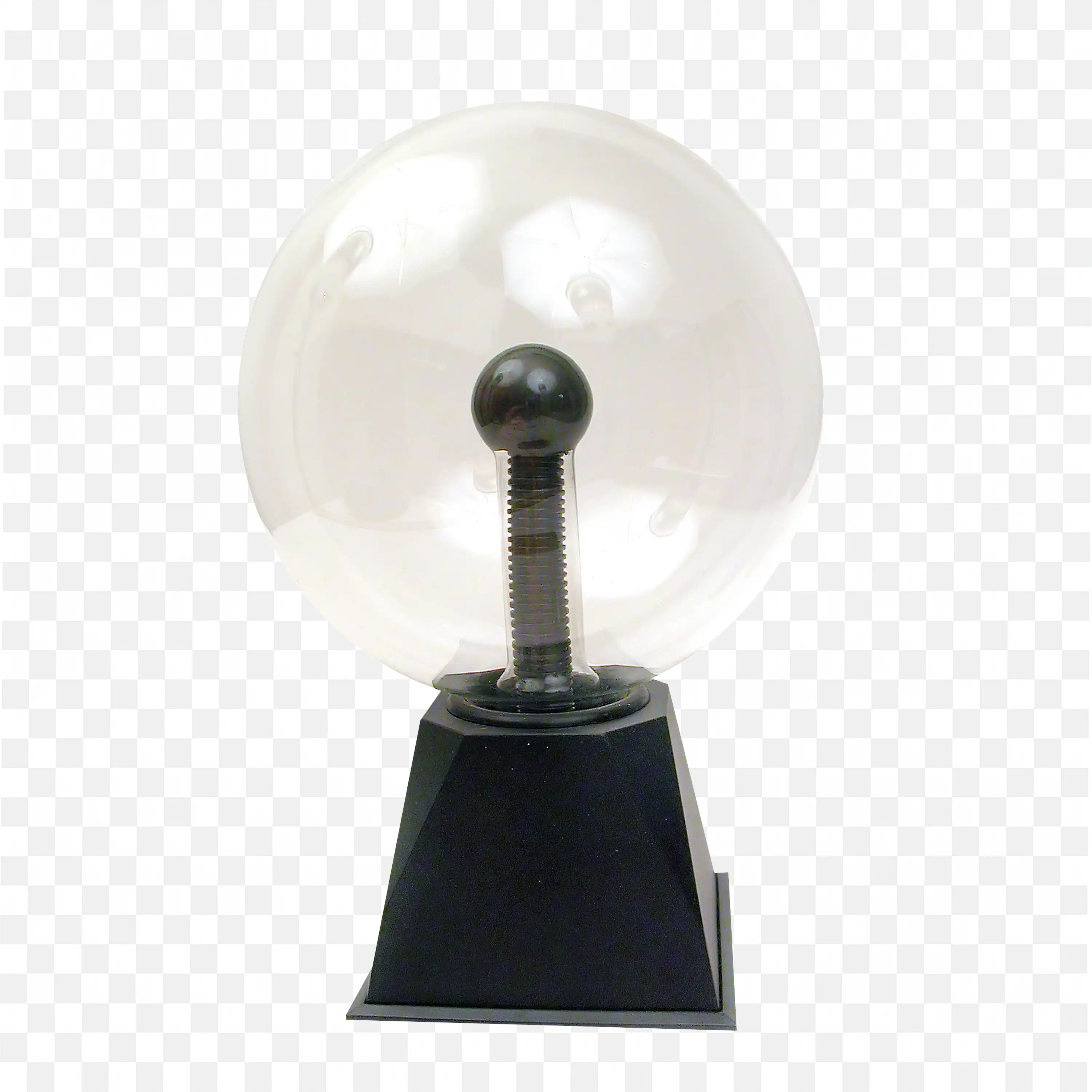 Science Plasma Ball with Glowing Electric Sparks Inside