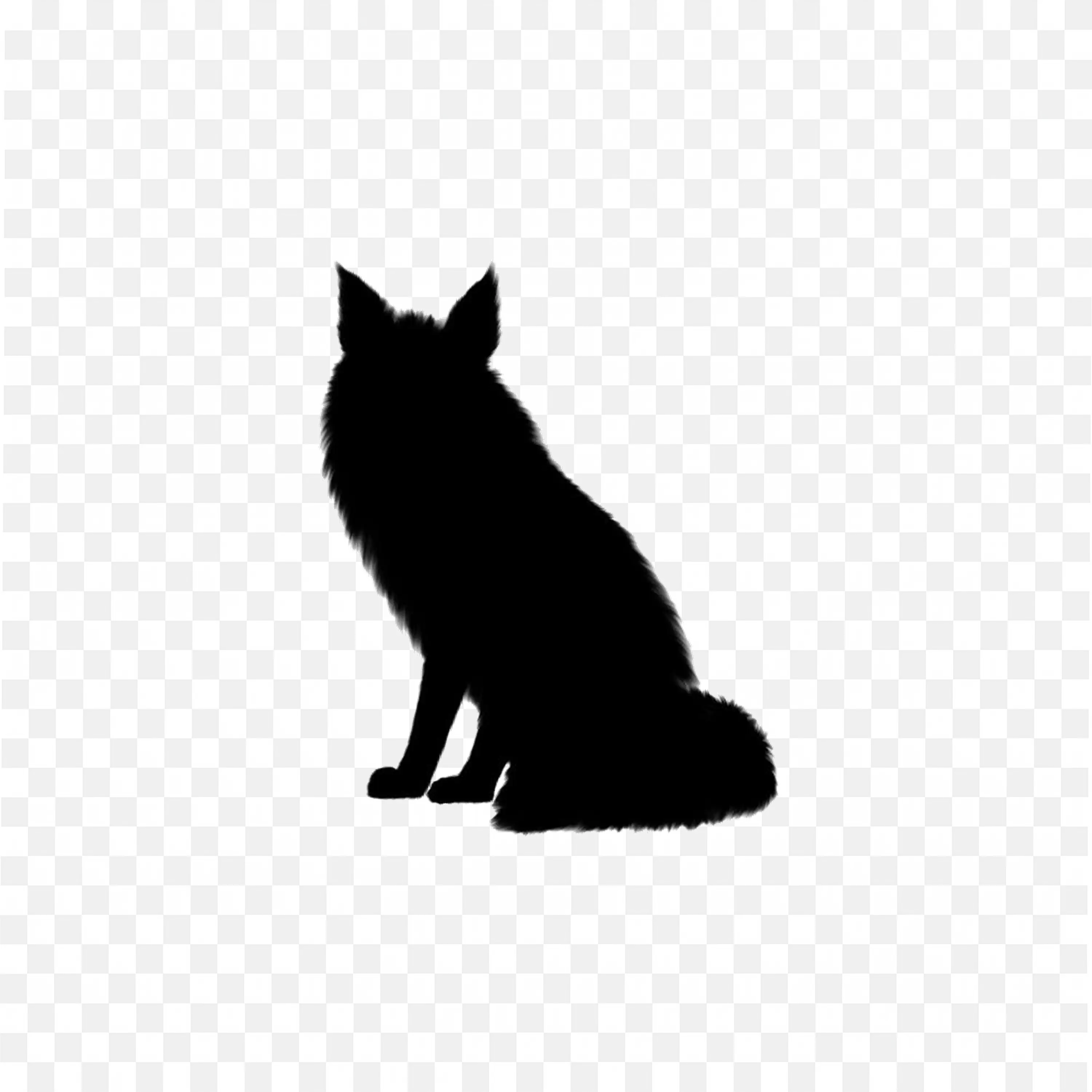 Shadow Images of an Arctic Fox Free Png Just for Free