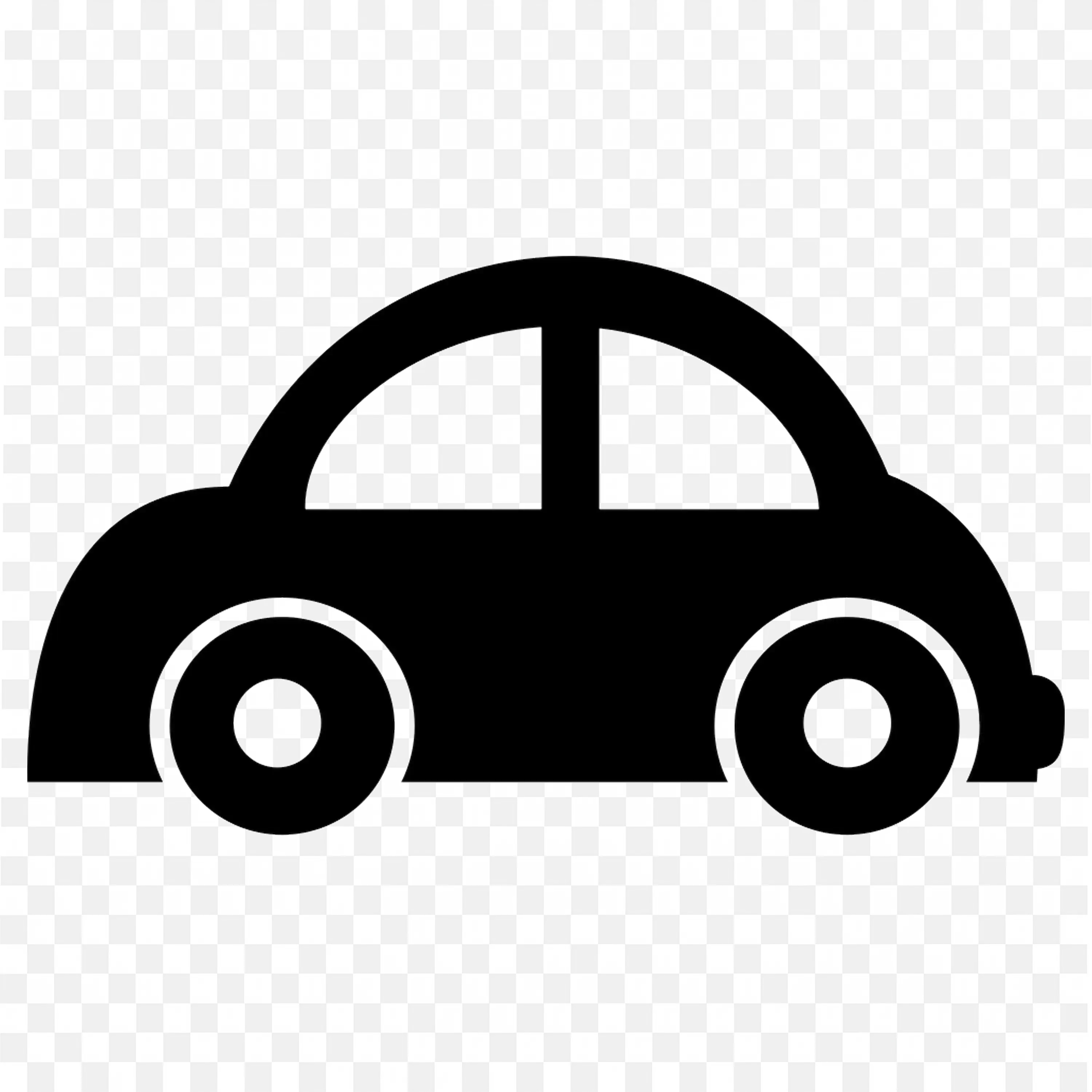 Shadow Side View of a Car in Track Download Free Png Image