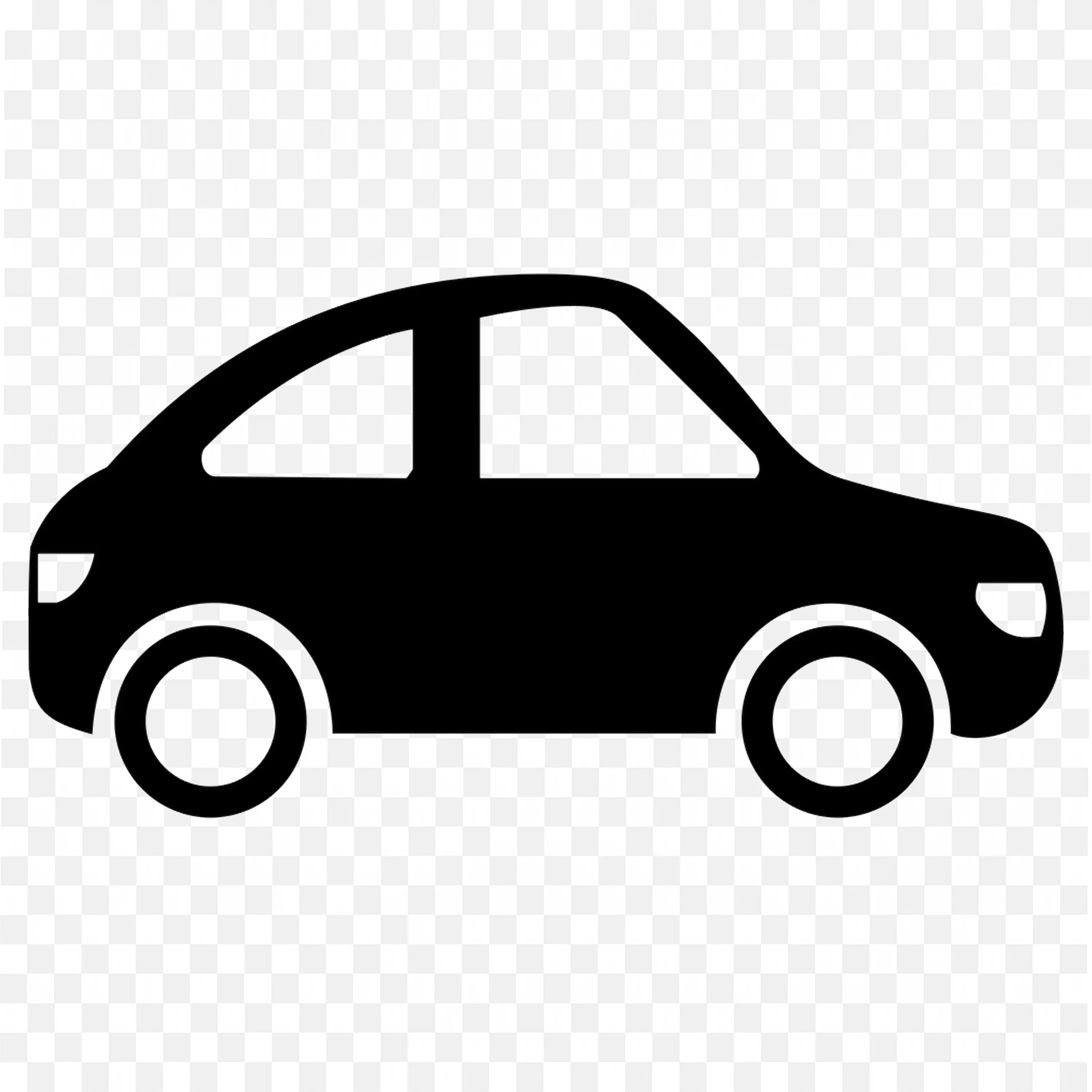 Simple Art Black Colour Car Icon Png Images Free Download