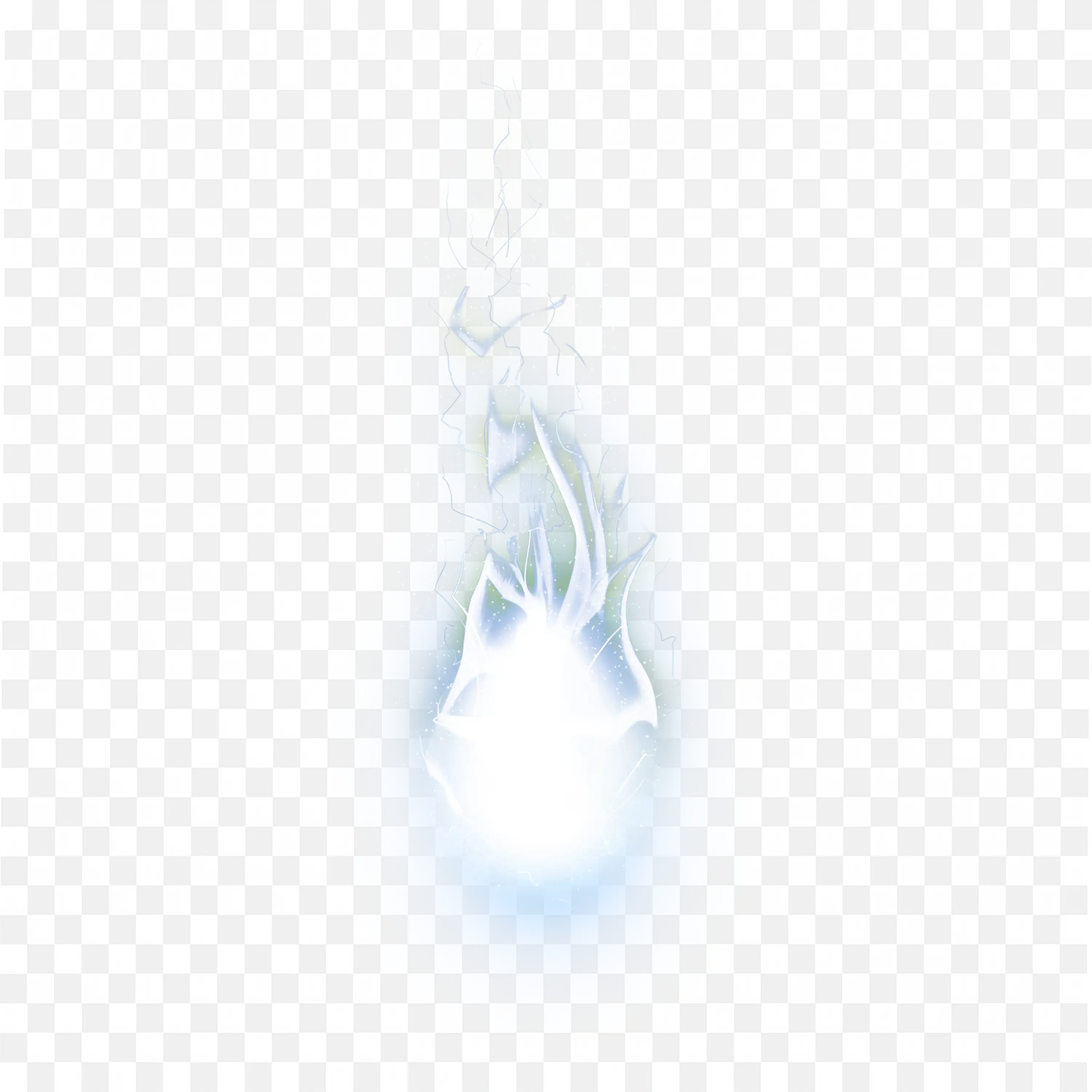 Small Blue Flame Burning Softly Free PNG Image Download