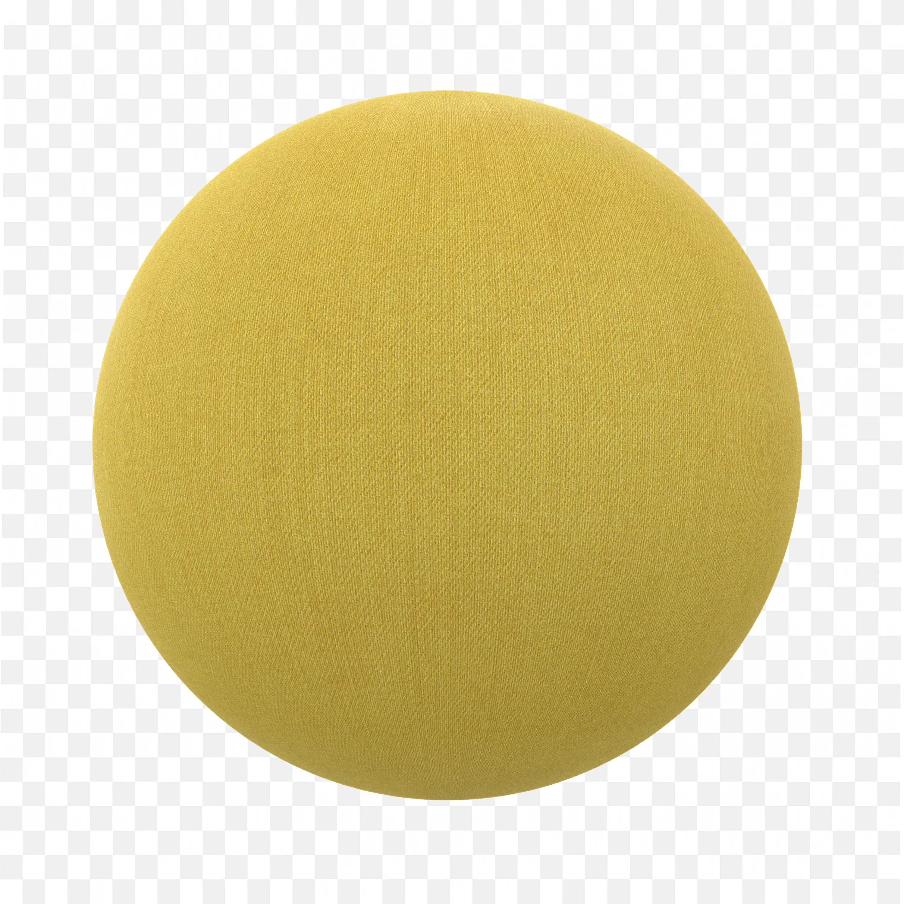 Soft Yellow Fabric Texture Close Up in a Perfect Sphere