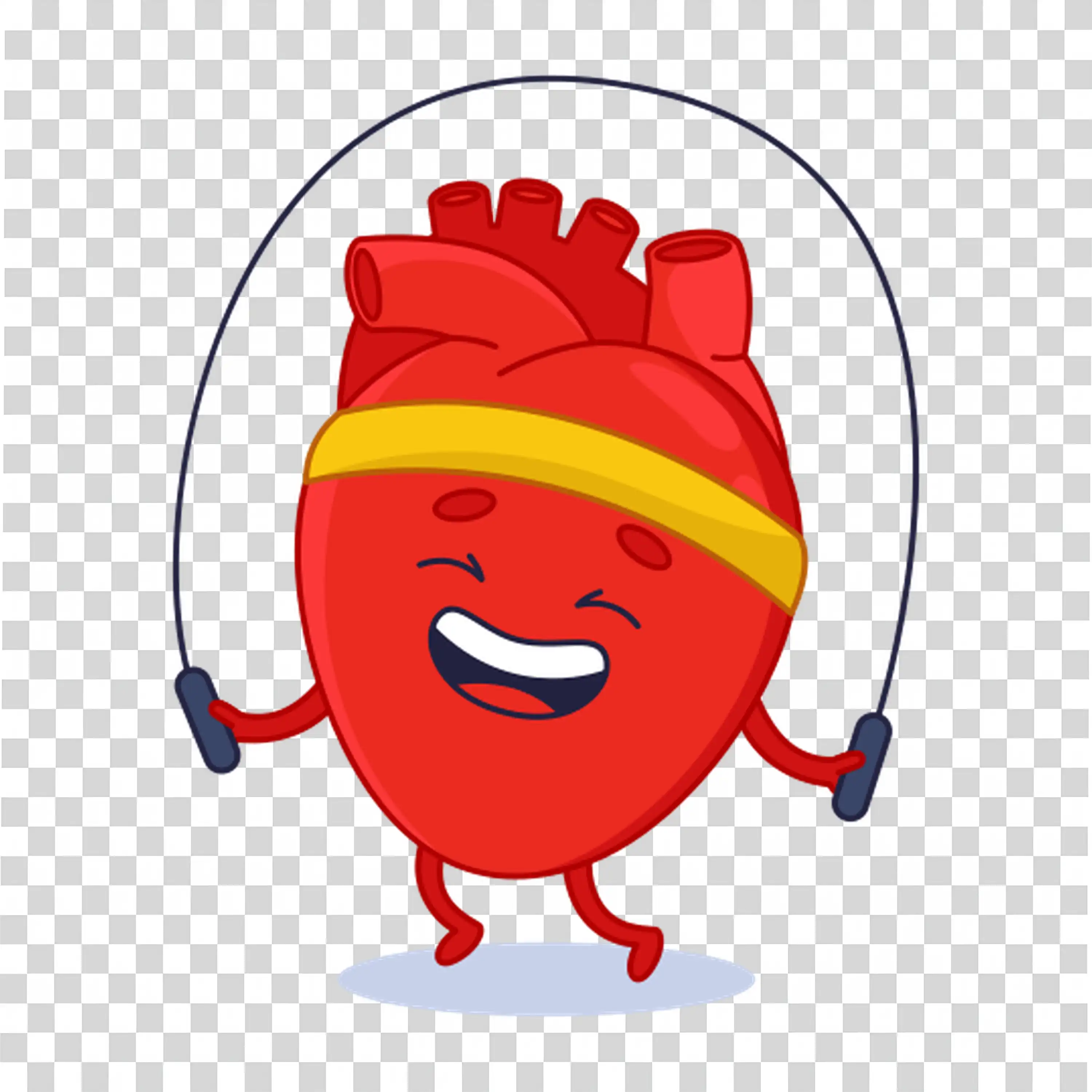 Strong character with a red bandana and energetic movement
