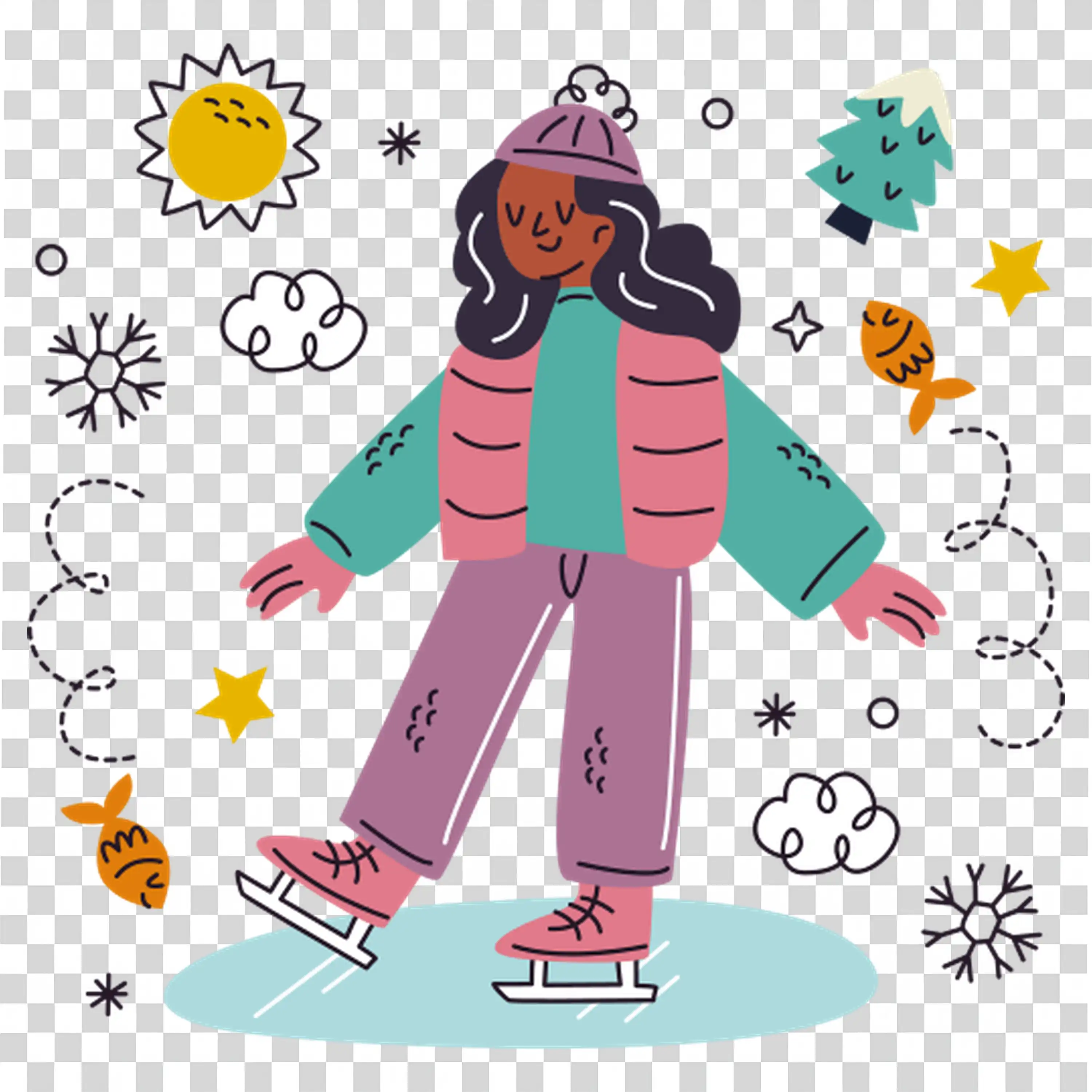 Teen standing confidently with backpack and colorful outfit