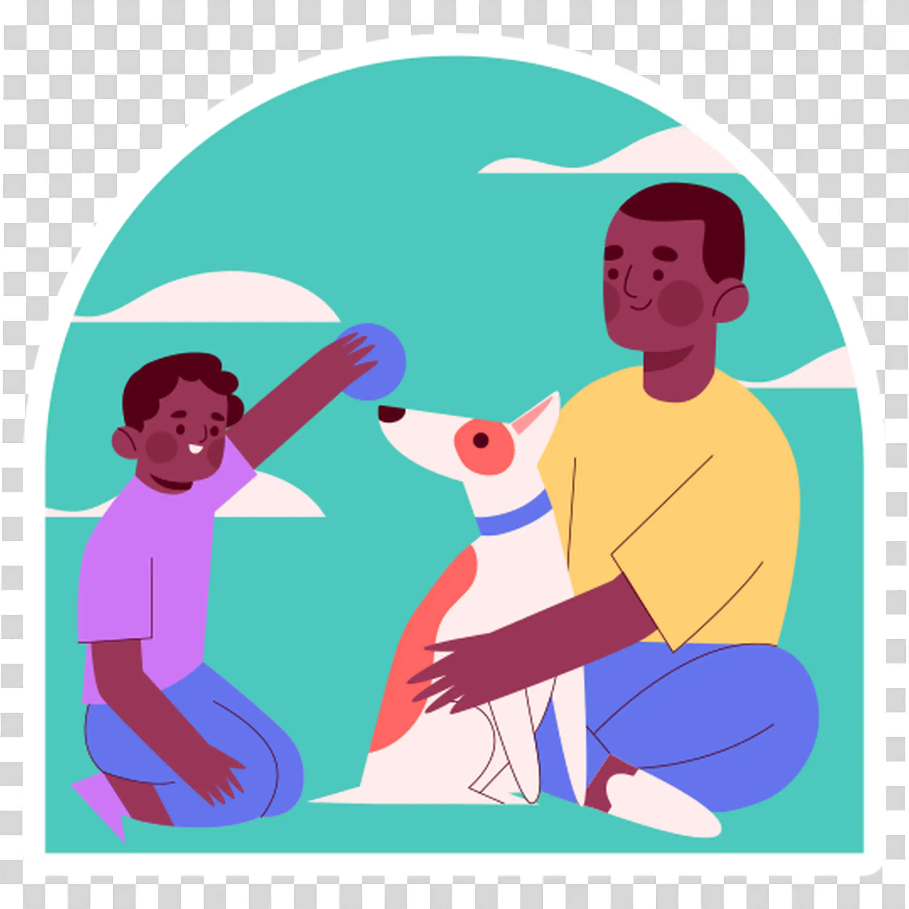 Two People Holding Hands and Looking at Flowers free PNG