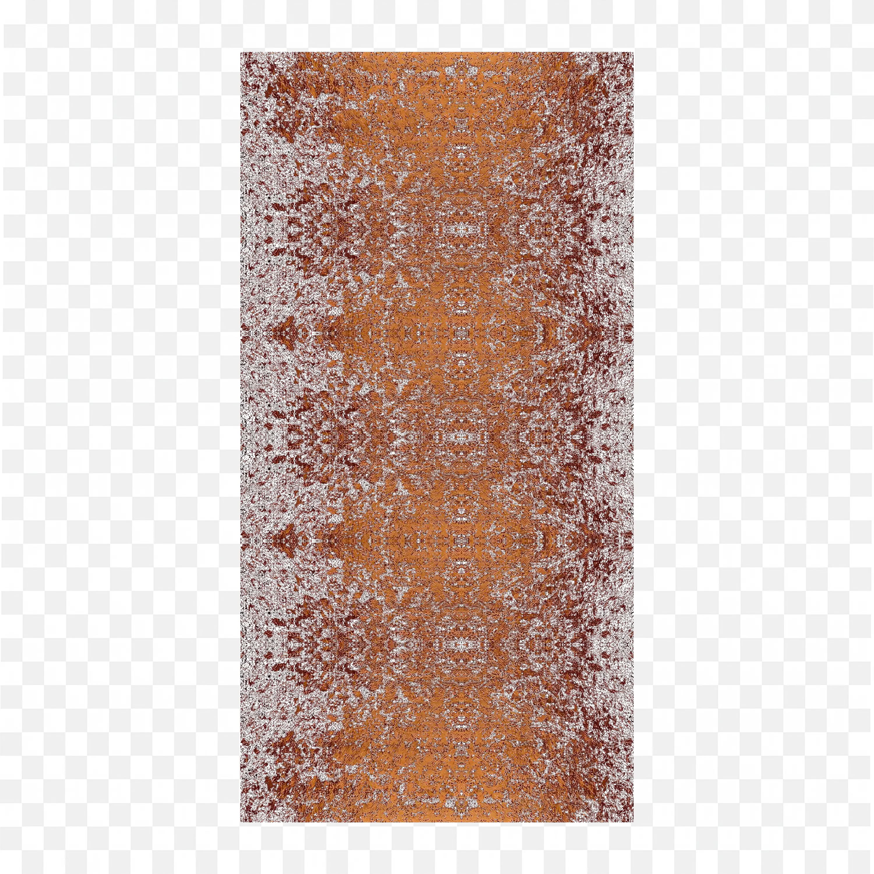 Vintage Brown Oriental Carpet Clip Art Free PNG Download