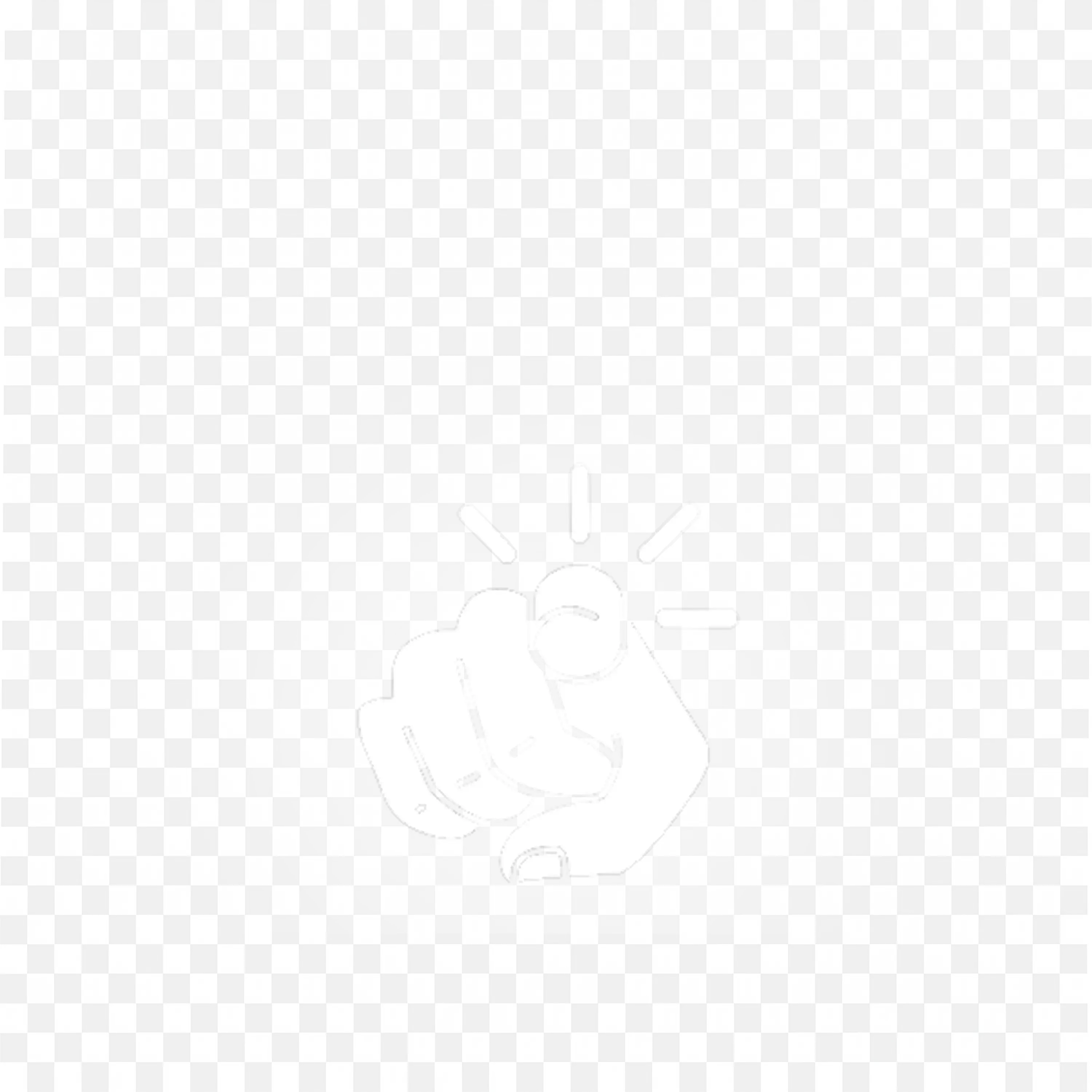 Visual of a Pointing Hand with Glowing Outline Design PNG