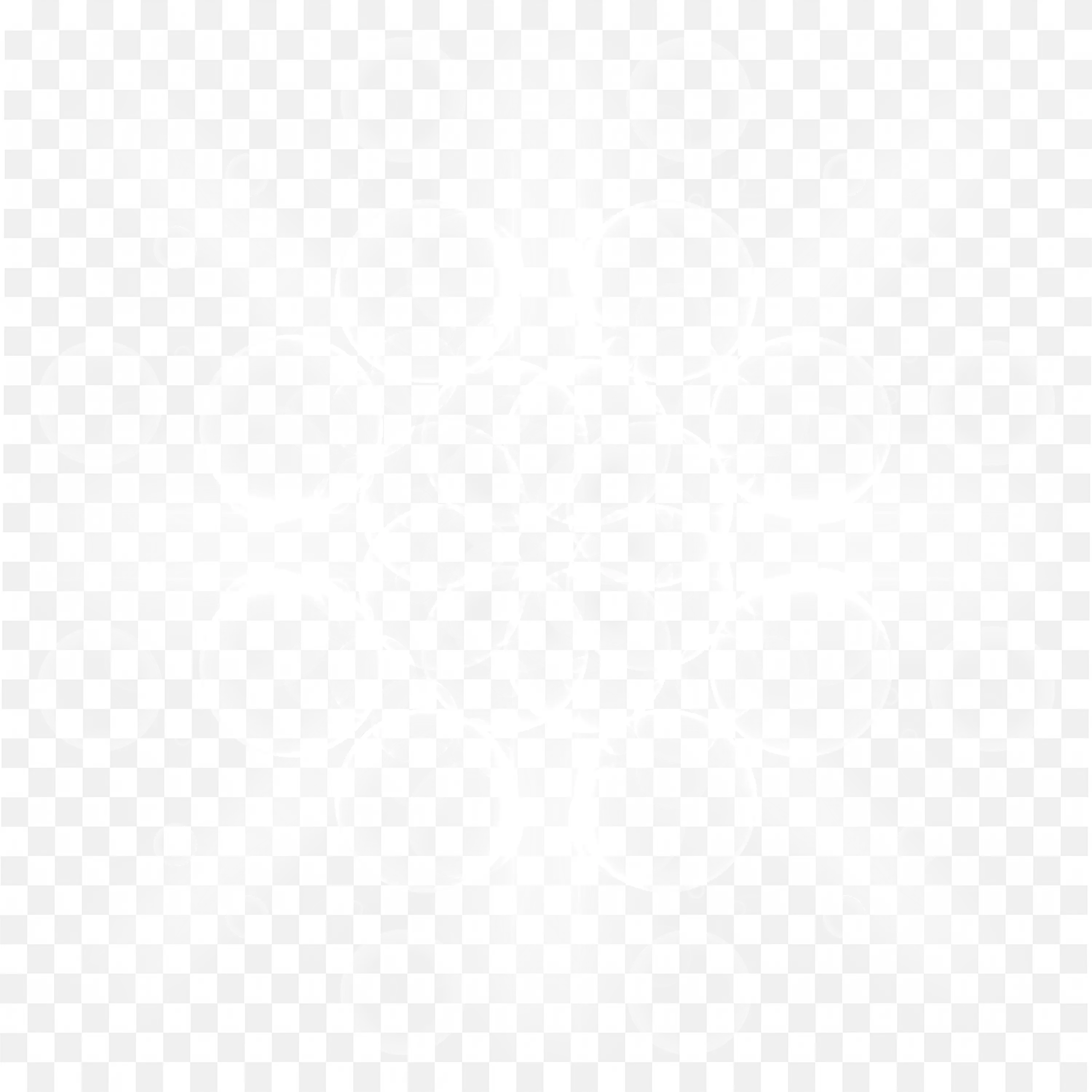 White Shining Floral and Decorative Circular Edges