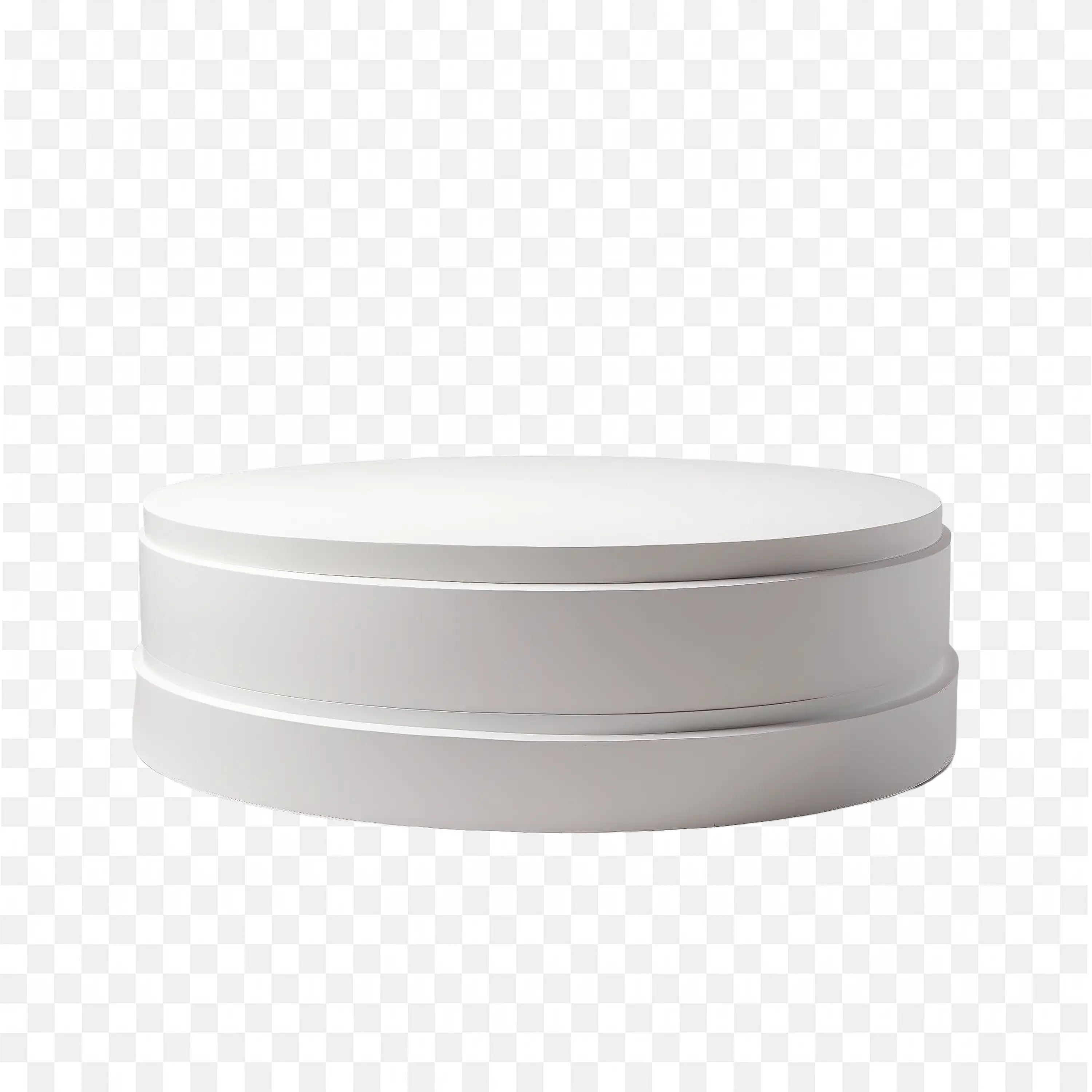White Wood Swivel Coffee Table Clip Art Free PNG Image