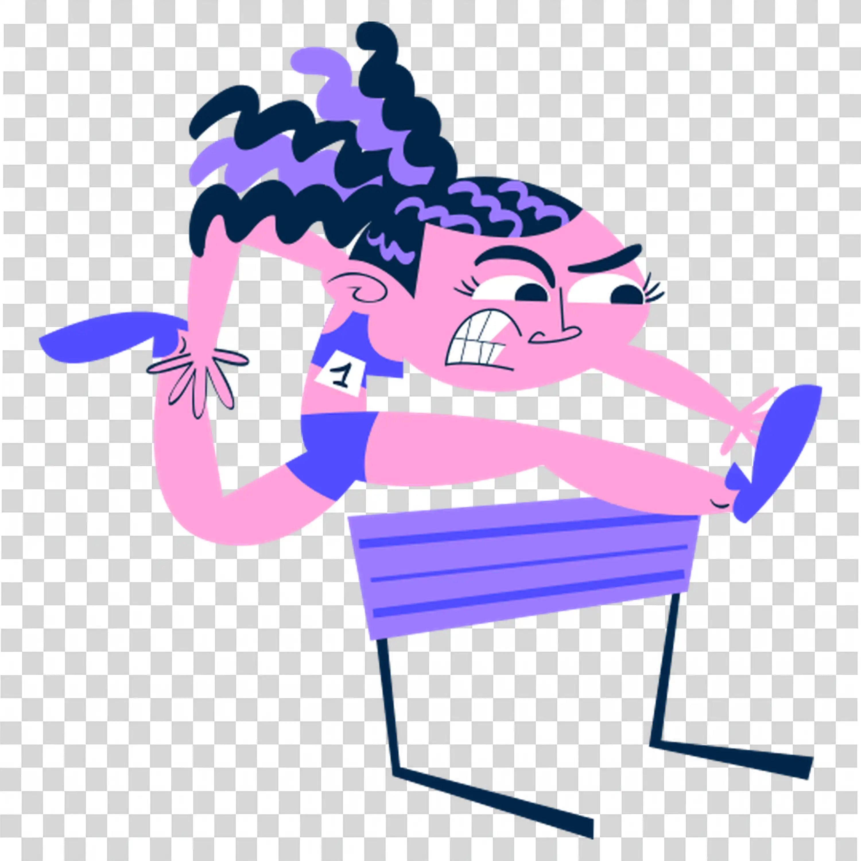 Woman Dancing Happily While Listening to Music free PNG