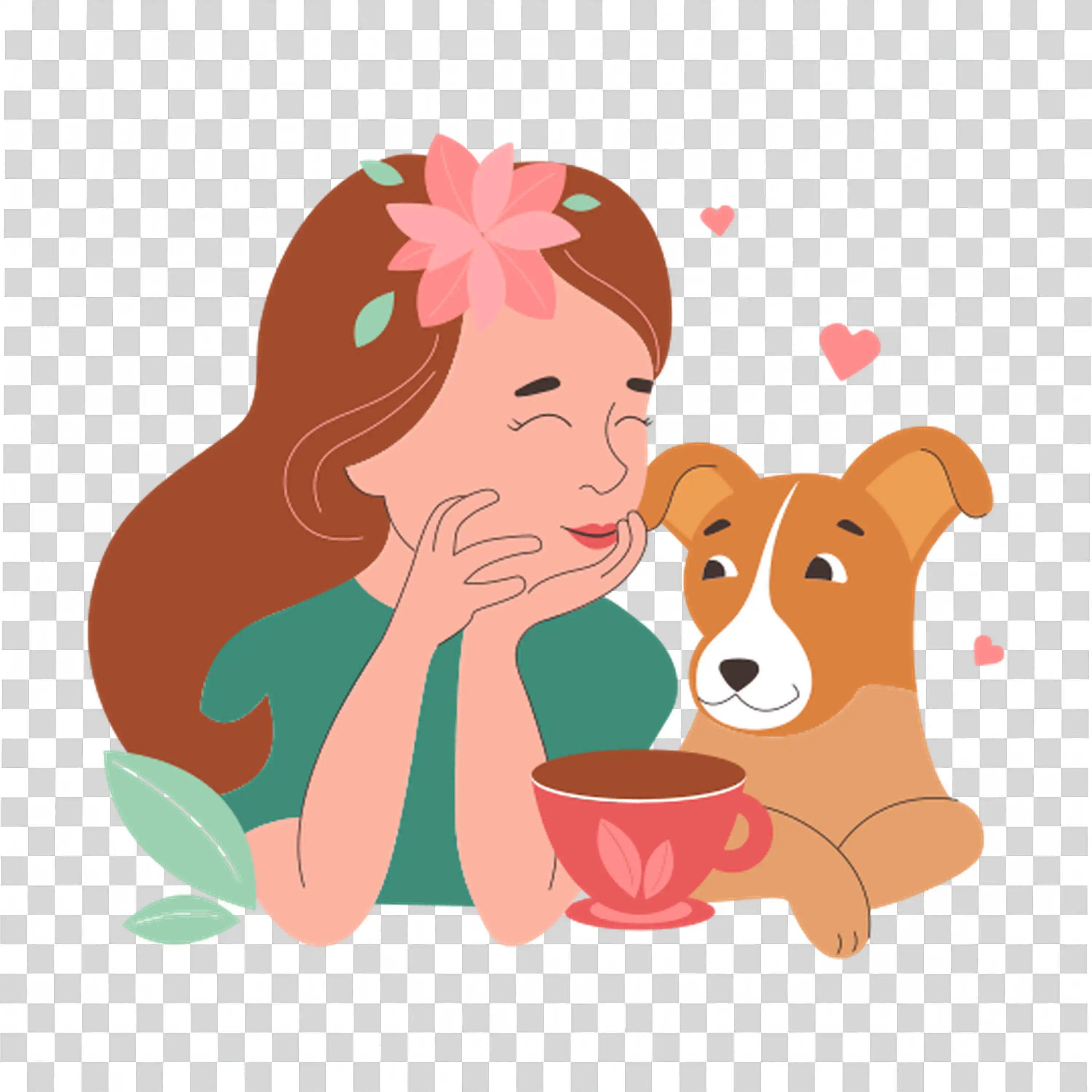Woman feeding baby deer with a gentle and kind smile