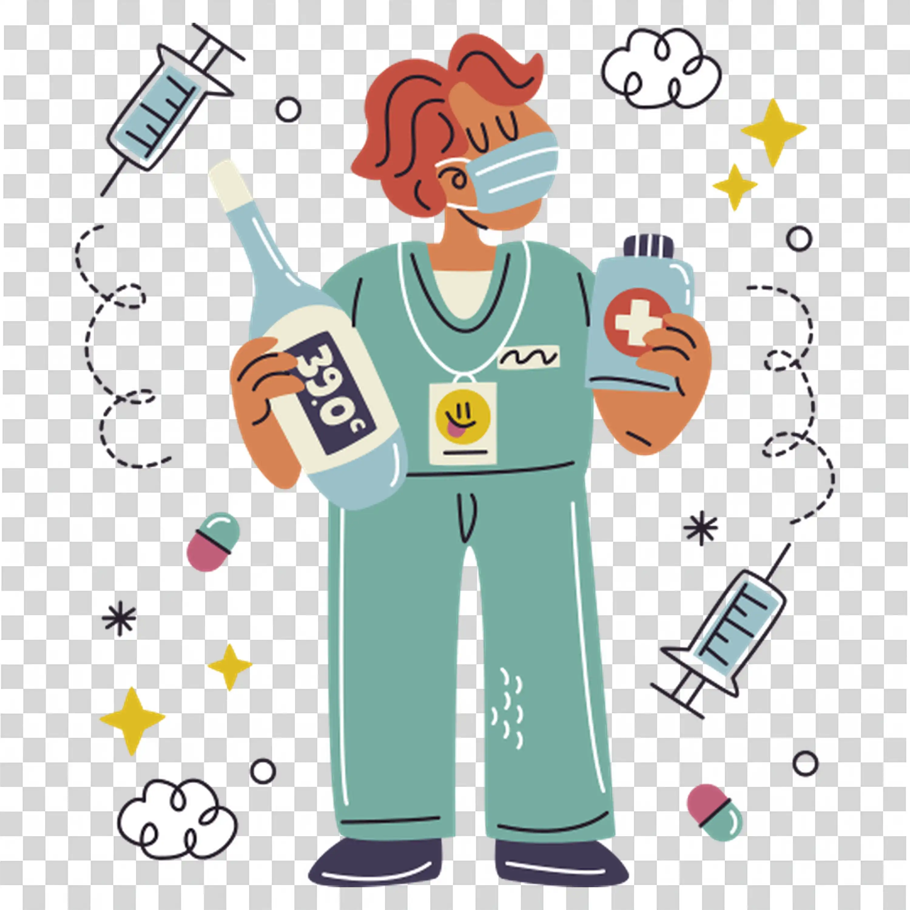 Woman Holding Phone and Celebrating Success PNG image