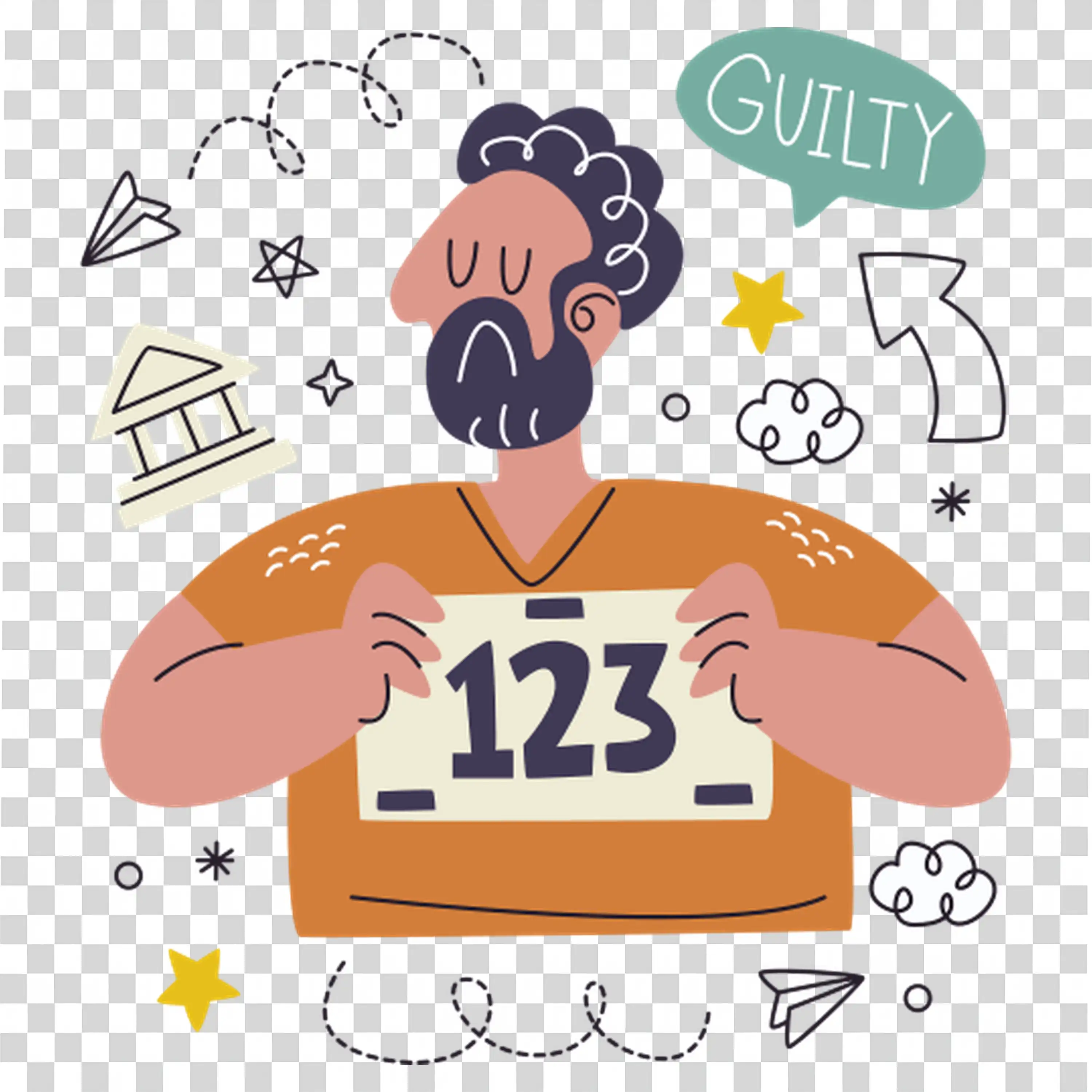 Woman runner crossing a race finish line smiling PNG image