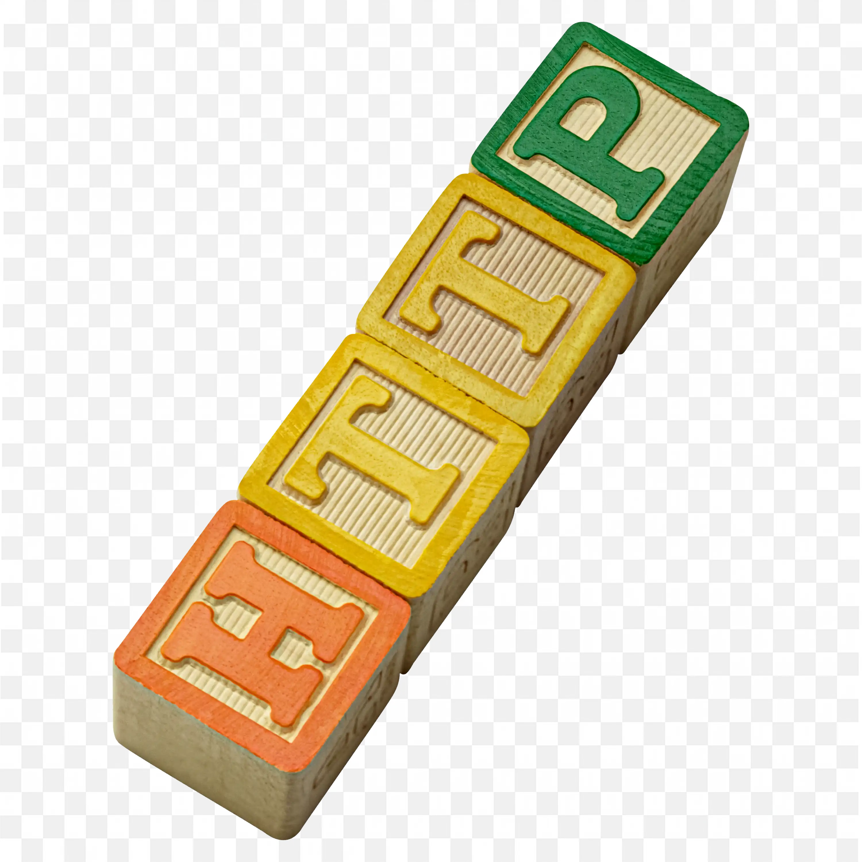 Wooden Alphabet Blocks Forming Http Letters Free PNG