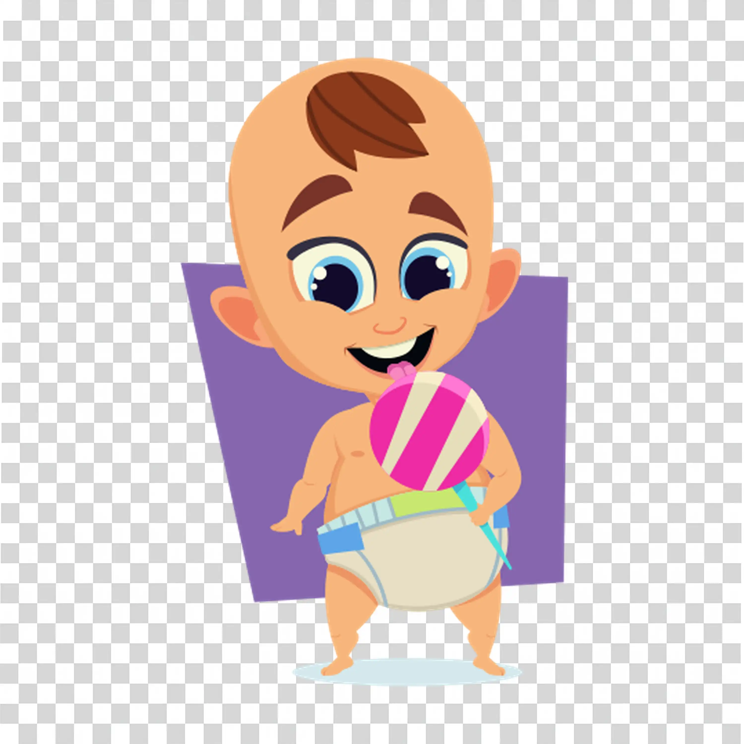 Young Boy Holding Book and Smiling Cheerfully PNG image