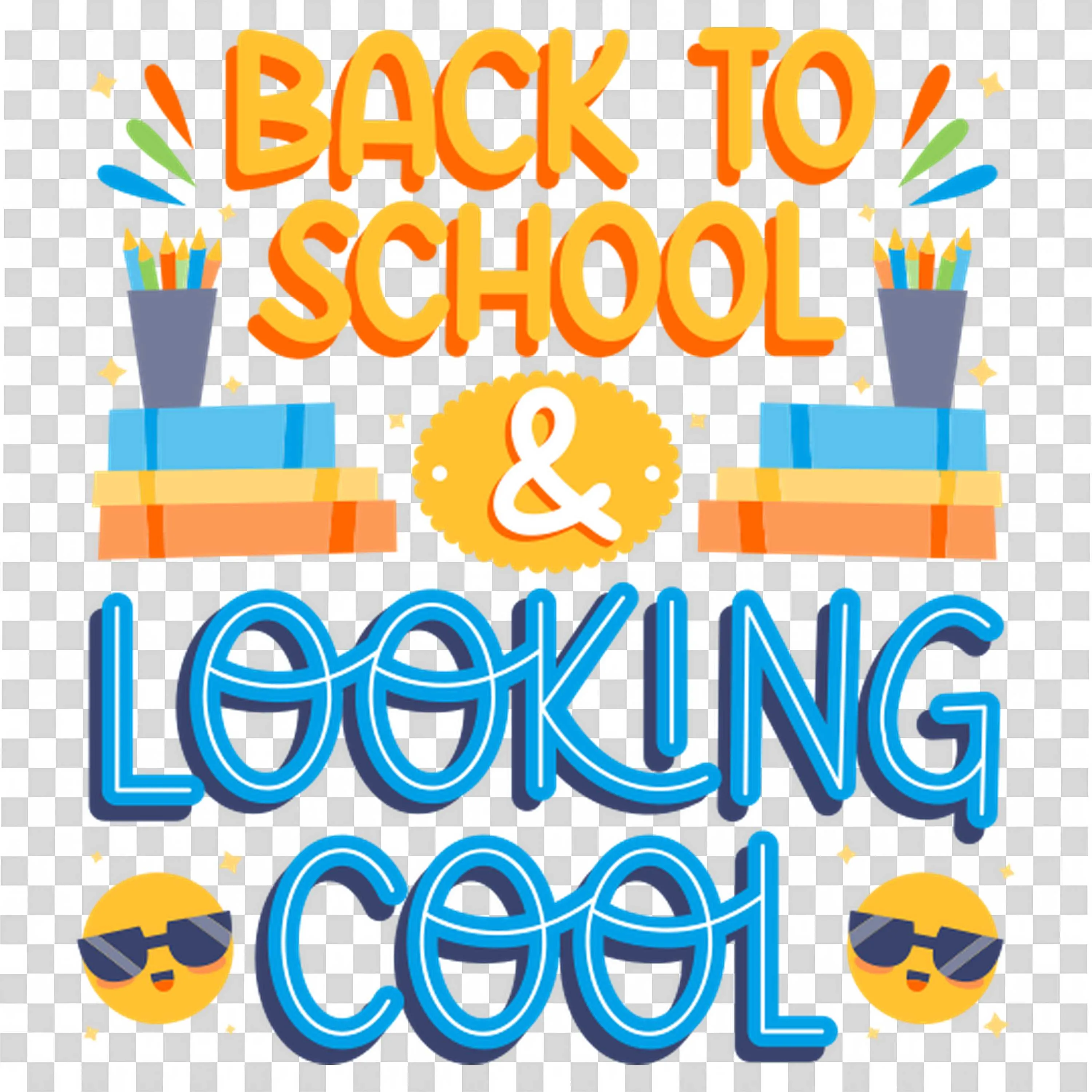 Back to School and Looking Cool Colourful School Design