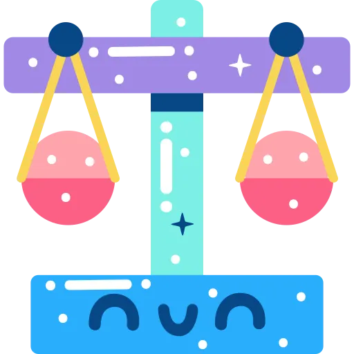 Balance Scale with Smiling Faces Teaching Math and Justice