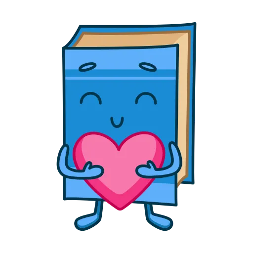 Book with Smile Promoting Learning and Love for Study