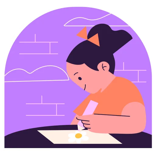 Boy Doing Homework at Desk During Evening Study Session