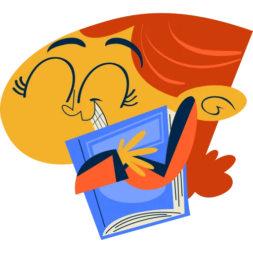 Boy Thinking Hard While Studying from an Open School Book