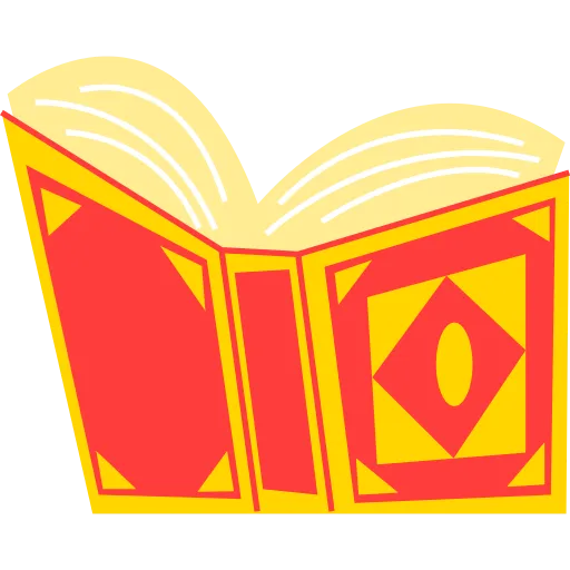 Bright Yellow Cartoon Book Encourages Student Reading