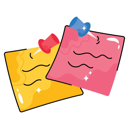 Cartoon Letters and Papers Represent School Writing