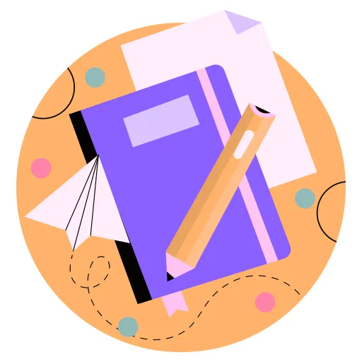 Cartoon Notebooks Symbolize Back to School Fun free PNG