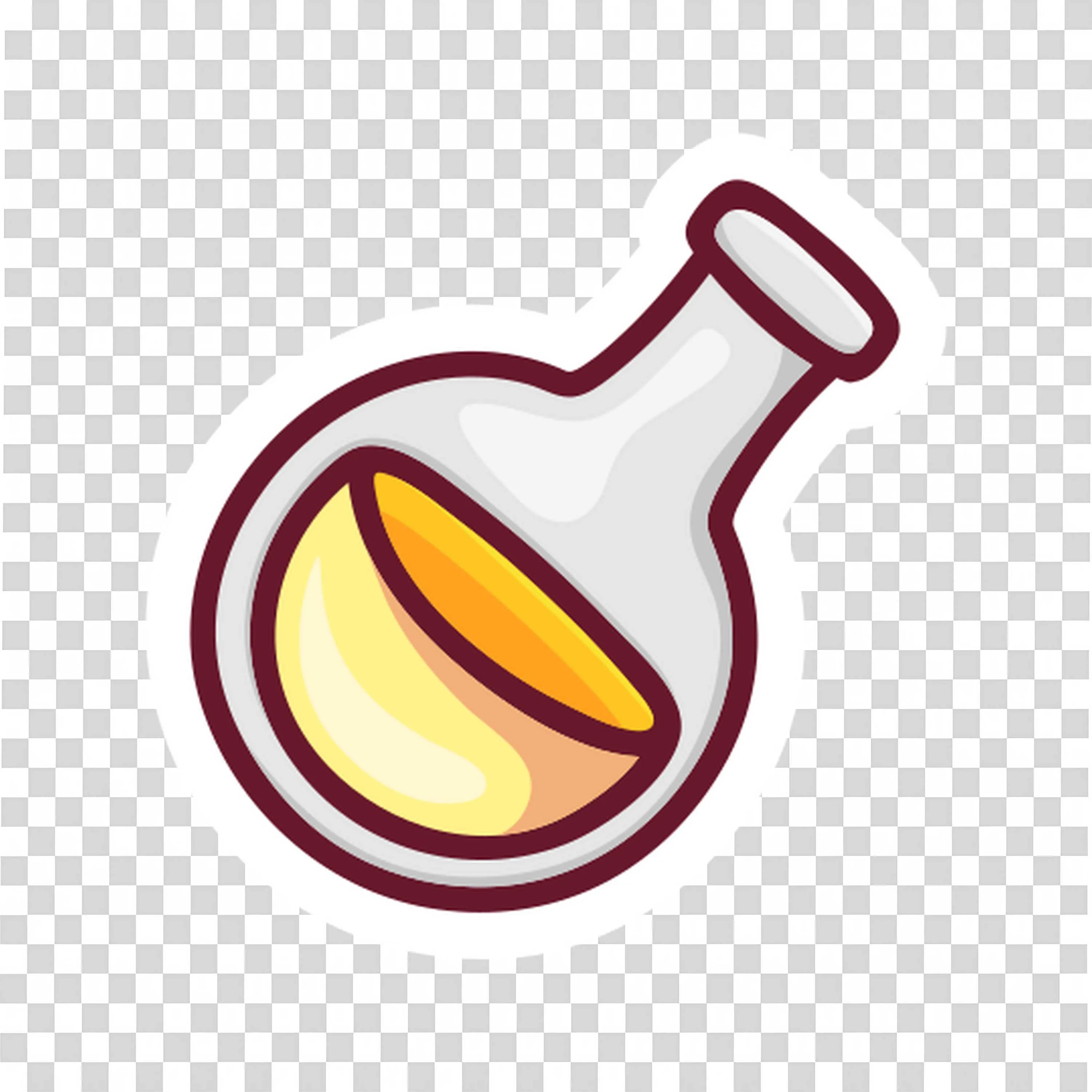 Cartoon Science Beaker Image for Fun Chemistry Lessons Png