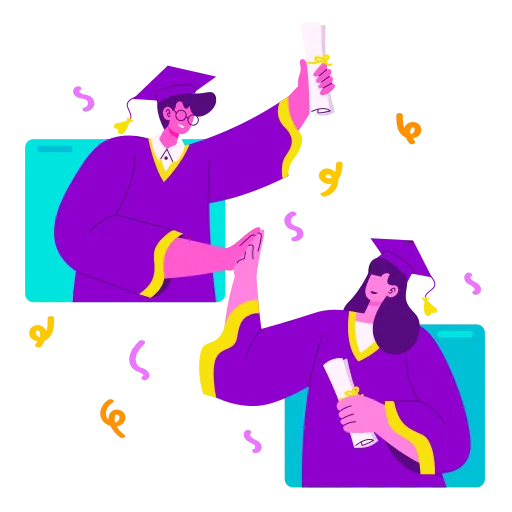 Celebrate Graduation Moments in Bright Modern Education