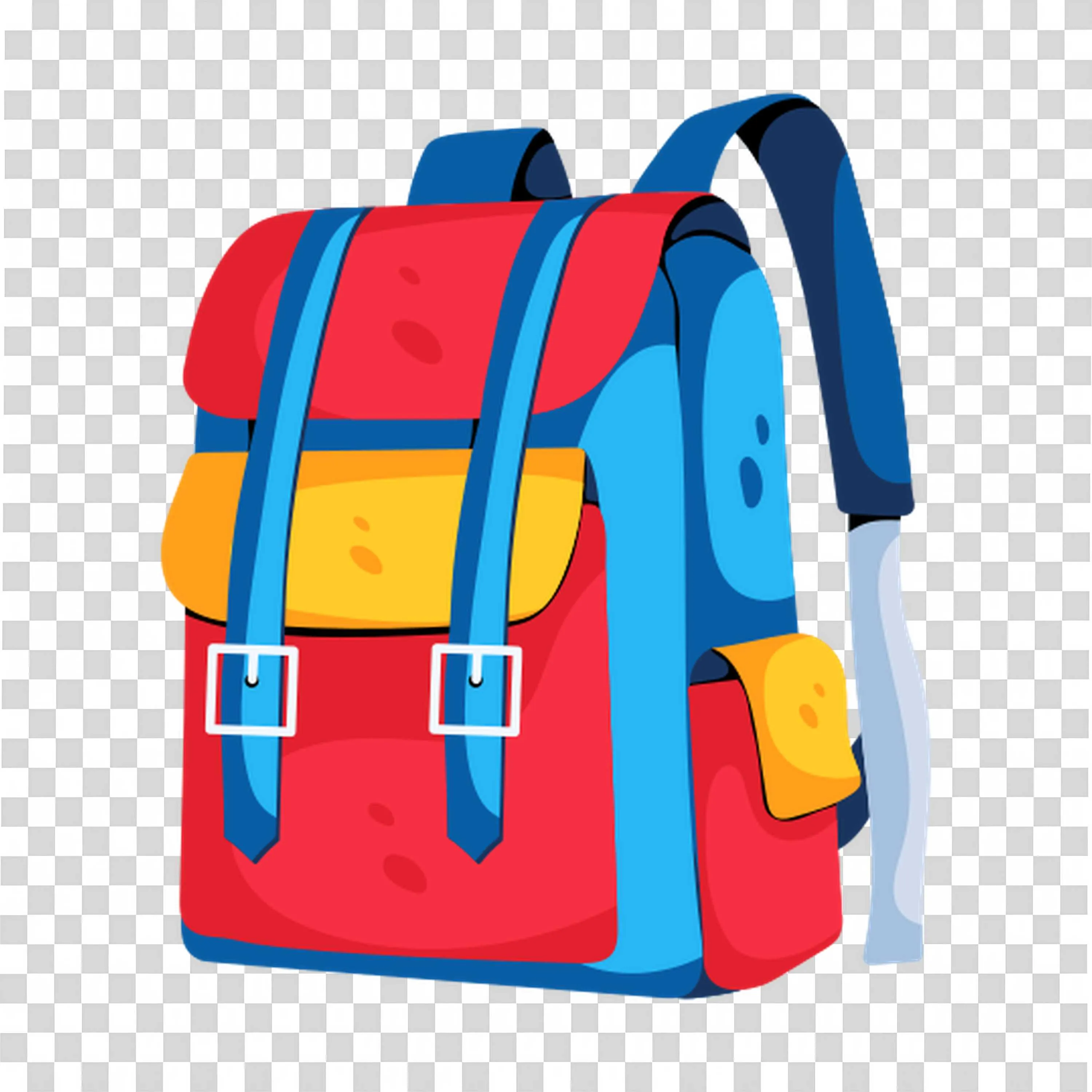 Colourful Study School Backpack Ready for a Day Of Learning