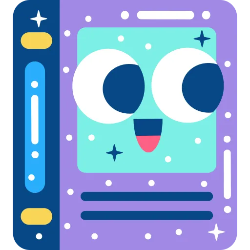 Cute Notebook with Eyes for Fun and Creative Learning Tools