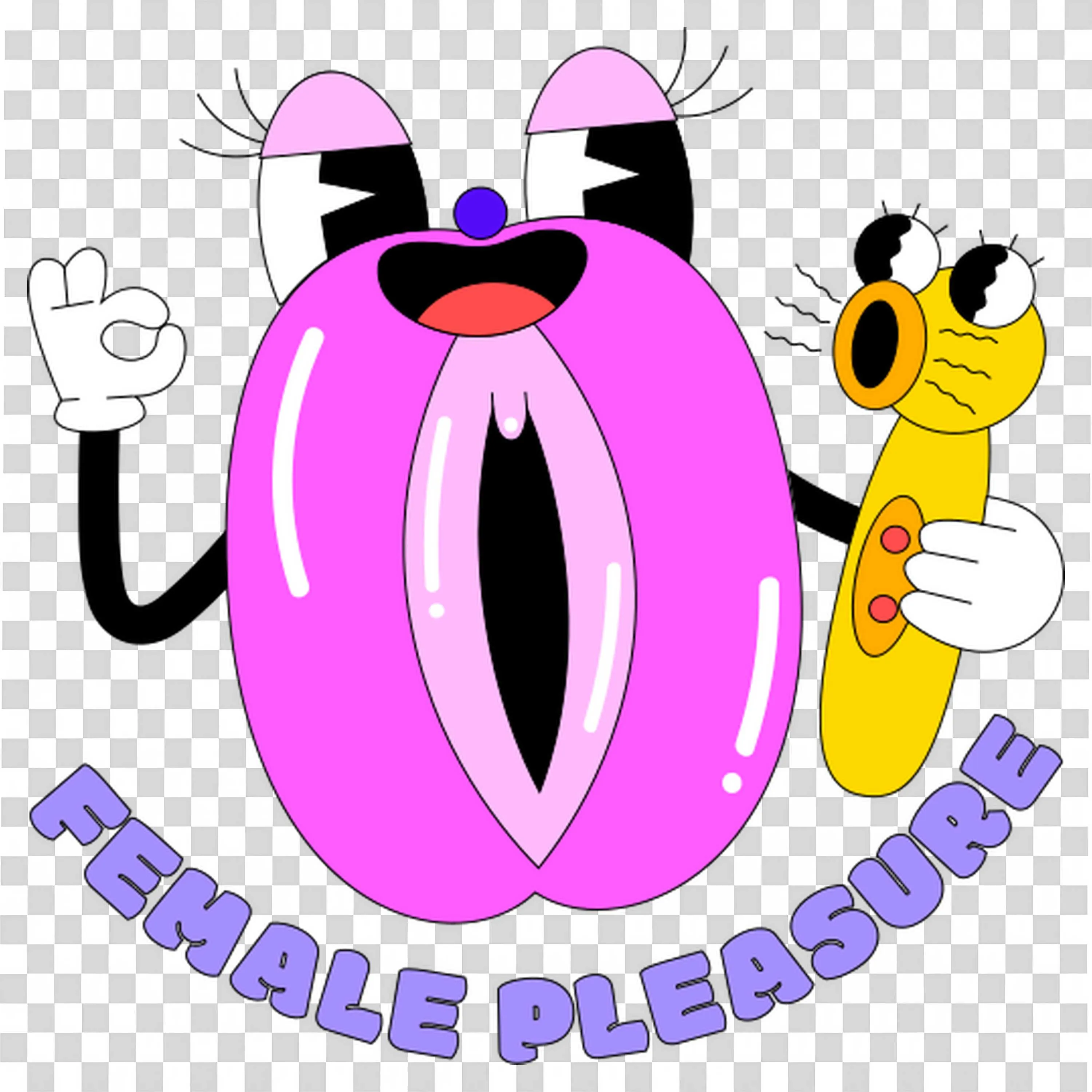 Empowering Cartoon Art Celebrating Female Pleasure Boldly