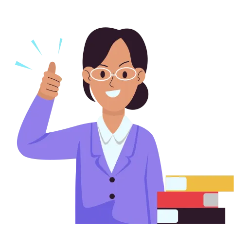 Female Teacher Giving a Classroom Math Lesson HD PNG