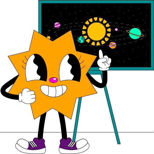 Fox Teaching Planets in a Fun and Creative Social Class