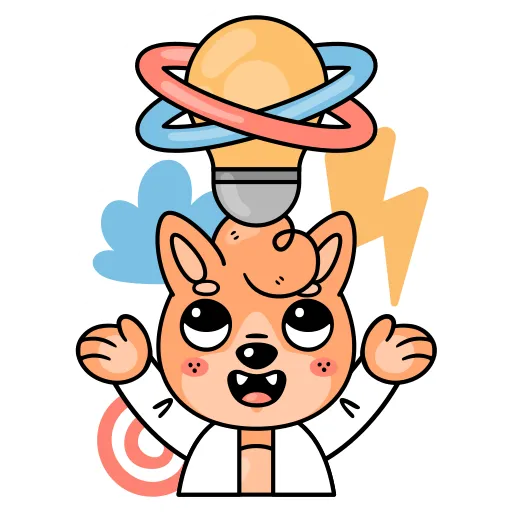 Funny Dog with Planet Hat Promotes Imaginative Study