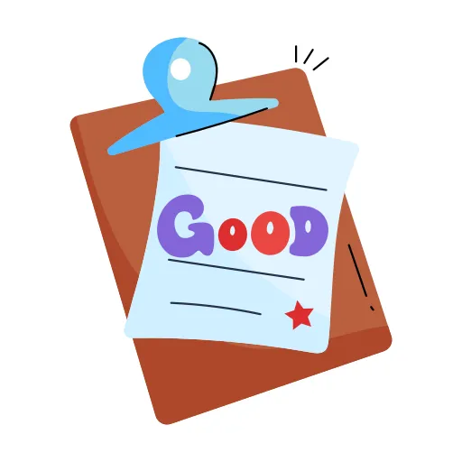 Good Grade and Clipboard for Student Progress free PNG