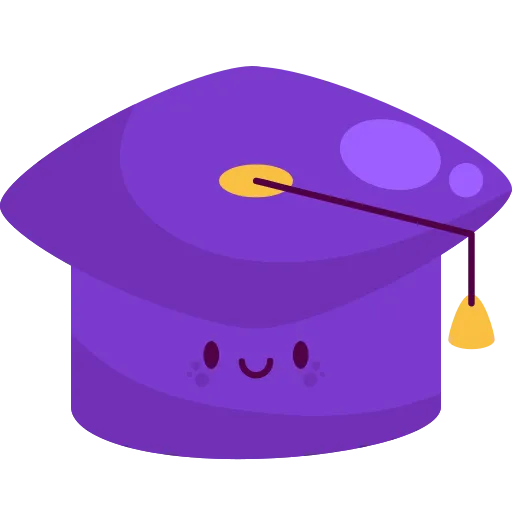 Graduation Cap Icon for Academic Achievement Goals