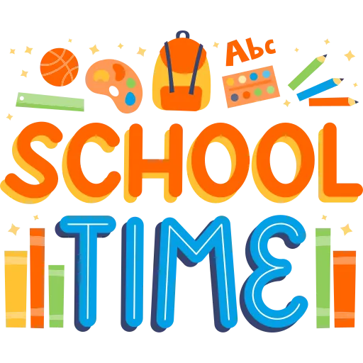 Happy children going back to school classroom free PNG