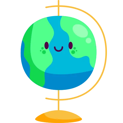 Happy Earth Graphic for Global Education Awareness