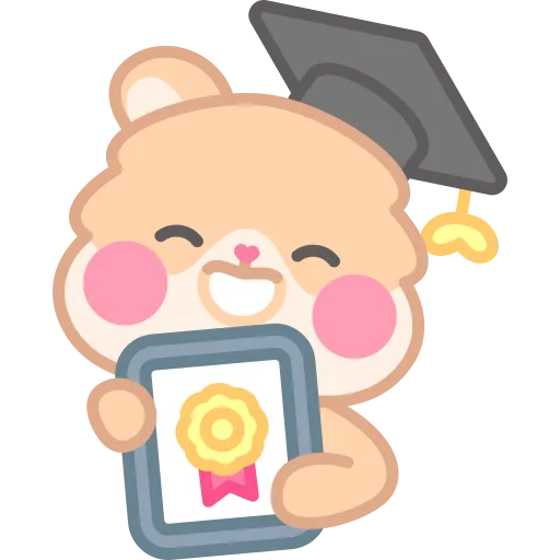 Happy graduate holding diploma and celebrating success