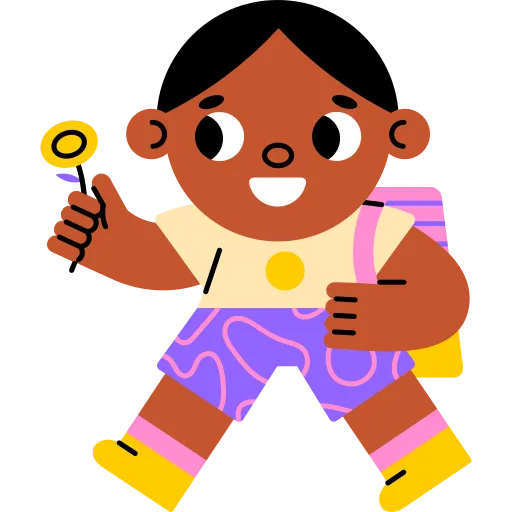 Happy student holding key symbolizing unlocking knowledge