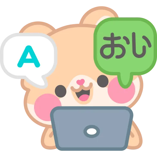 Monkey using laptop learning languages and alphabets